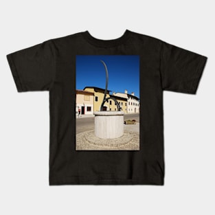 Horizontal Sundial in Aiello Kids T-Shirt